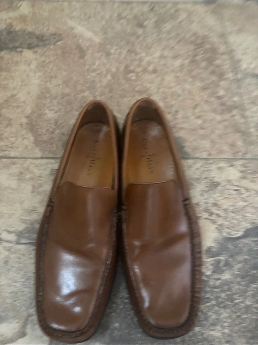 Cole Haan Men’s dress loafers medium tan worn once size 11m